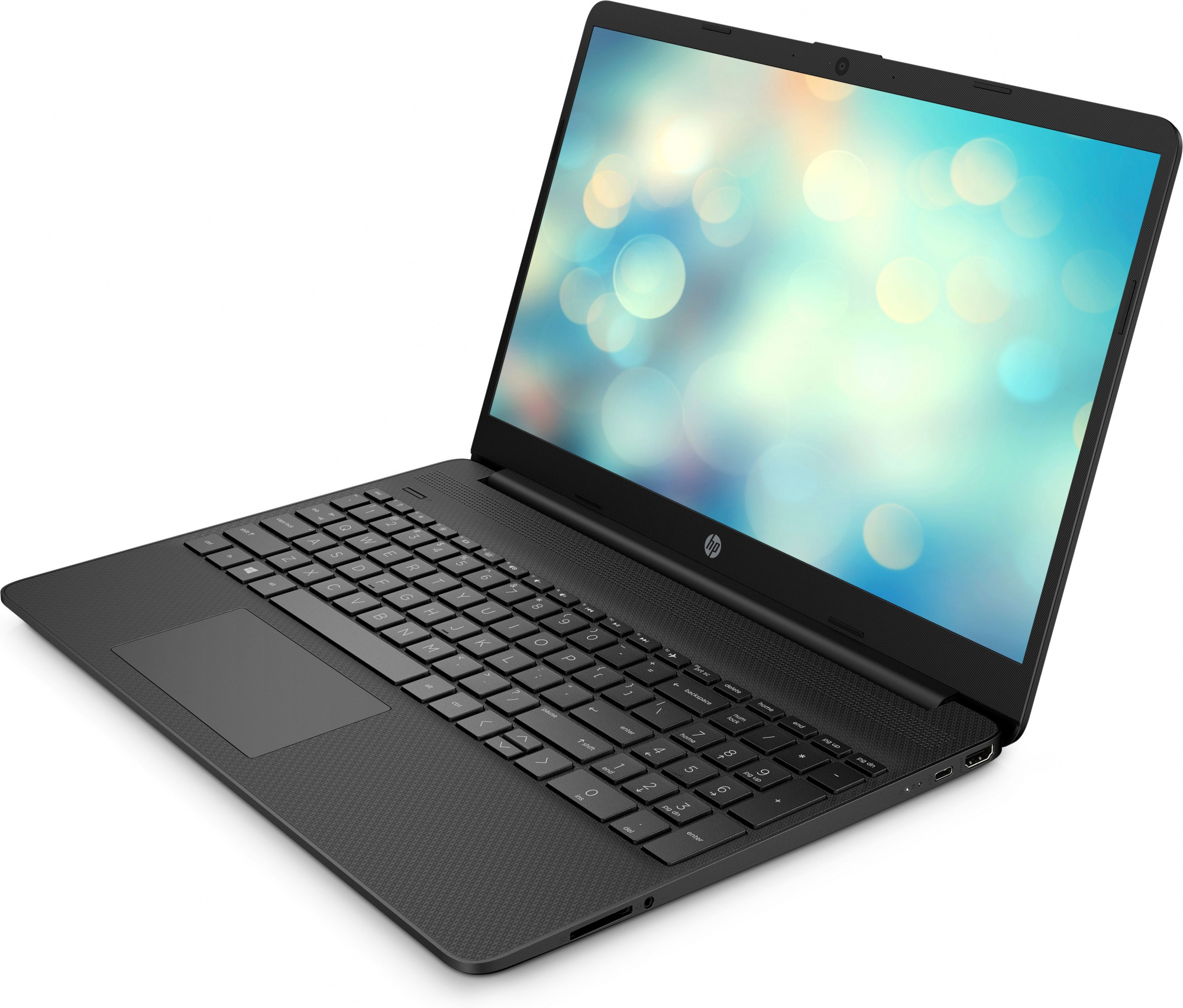 Ноутбук HP 15s-fq5035nz Core i7 1255U 8Gb SSD512Gb Intel Iris Xe graphics 15.6" IPS FHD (1920x1080) Free DOS 3.0 black WiFi BT Cam (737U1EA) — фото 3