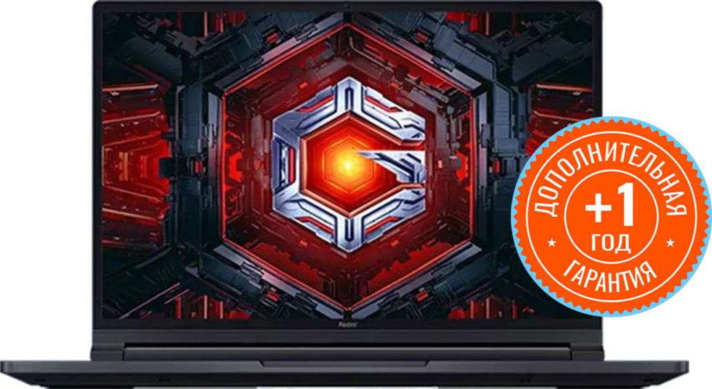 Ноутбук Xiaomi Redmibook Redmi G Core i7 12650H 16Gb SSD512Gb NVIDIA GeForce RTX 3050 4Gb 16" IPS 2.5K (2560x1600) Windows 10 trial (для ознакомления) black WiFi BT Cam (JYU4489CN) — фото 2
