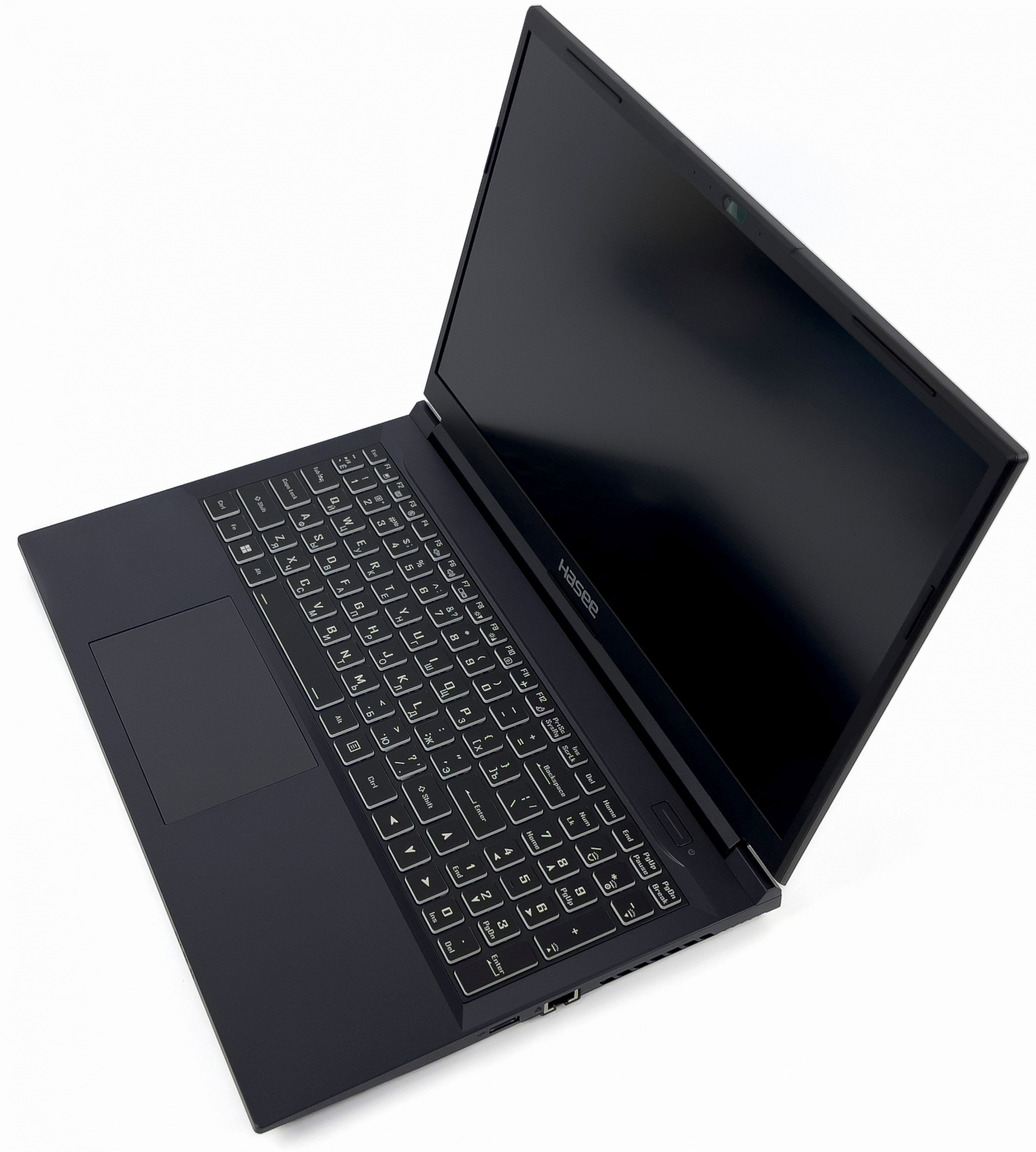 Ноутбук Hasee T8-DA7NP+ Core i7 12700H 16Gb SSD512Gb NVIDIA GeForce RTX 3060 6Gb 16" IPS 2.5K (2560x1600) Free DOS black WiFi BT Cam 3410mAh — фото 3
