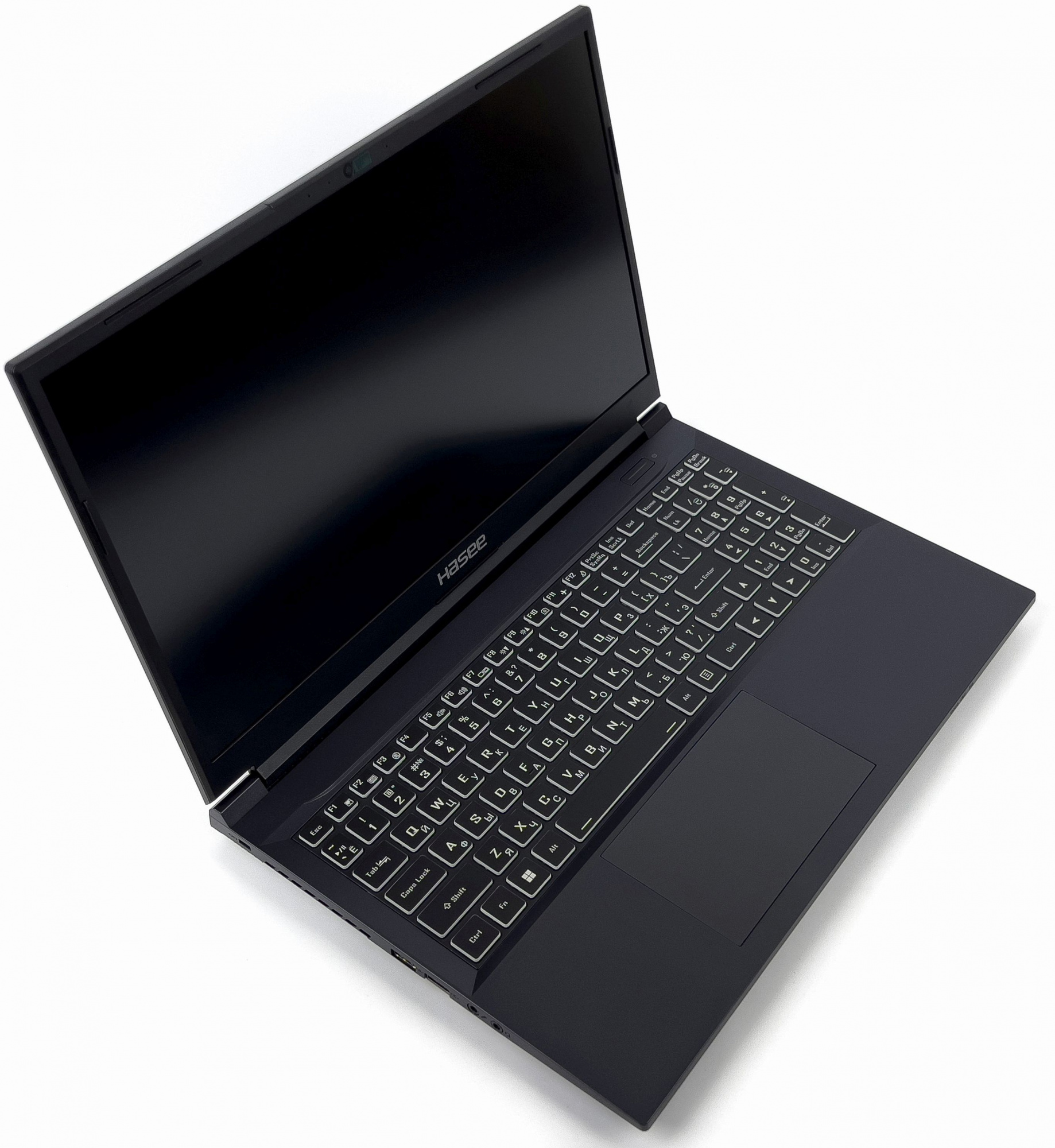 Ноутбук Hasee T8-DA7NP+ Core i7 12700H 16Gb SSD512Gb NVIDIA GeForce RTX 3060 6Gb 16" IPS 2.5K (2560x1600) Free DOS black WiFi BT Cam 3410mAh — фото 4