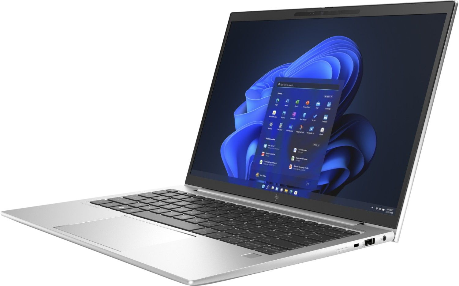 Ноутбук HP EliteBook 830 G9 Core i5 1235U 8Gb SSD256Gb Intel Iris Xe graphics 13.3" IPS WUXGA (1920x1200) Windows 11 Professional 64 silver WiFi BT Cam (6T121EA) — фото 3