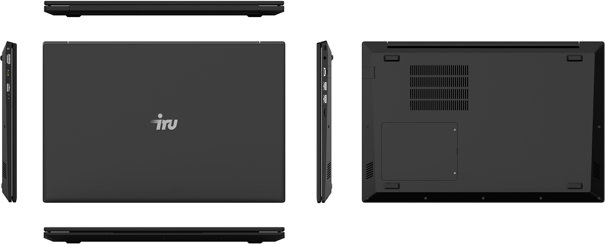 Ноутбук IRU Калибр 15TLI Core i3 1115G4 16Gb SSD512Gb Intel UHD Graphics 15.6" IPS FHD (1920x1080) Free DOS black WiFi BT Cam 7200mAh (1871671) — фото 7