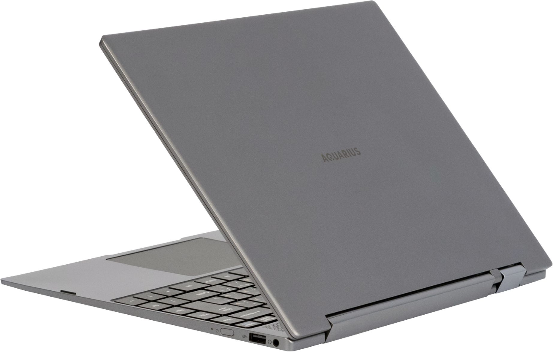 Ноутбук Aquarius Cmp NS483 Core i5 8250U 8Gb SSD256Gb Intel UHD Graphics 620 14.1" Touch FHD (1920x1080) noOS grey WiFi BT Cam — фото 5