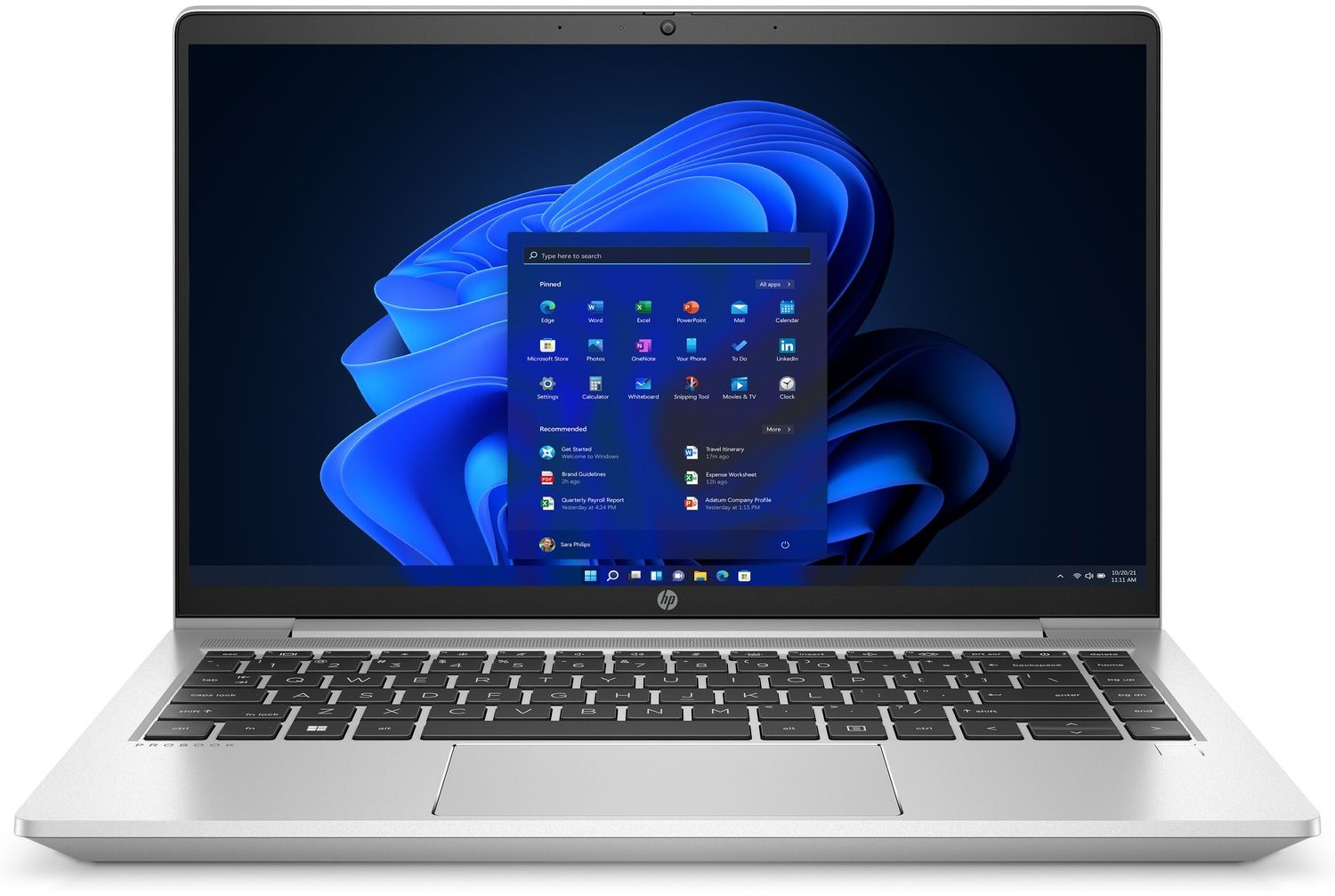 Ноутбук HP ProBook 445 G9 Ryzen 5 5625U 8Gb SSD512Gb AMD Radeon 14" IPS FHD (1920x1080) Windows 11 Professional 64 silver WiFi BT Cam (6S6K0EA) — фото 3