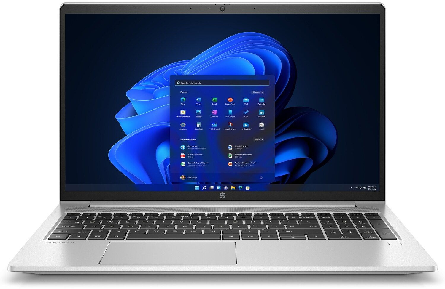 Ноутбук HP ProBook 455 G9 Ryzen 5 5625U 8Gb SSD512Gb AMD Radeon 15.6" IPS FHD (1920x1080) Windows 11 Professional 64 silver WiFi BT Cam (6S6K2EA) — фото 3