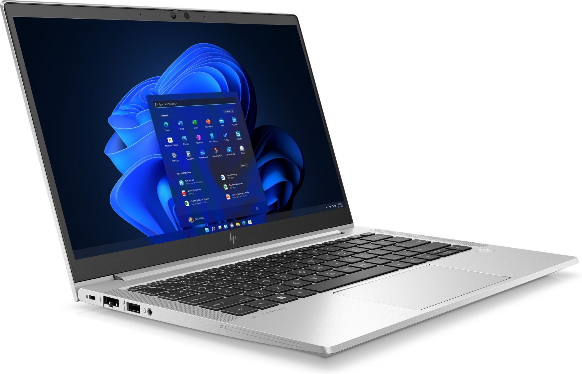 Ноутбук HP EliteBook 640 G9 Core i5 1235U 8Gb SSD512Gb Intel Iris Xe graphics 14" FHD (1920x1080) Windows 11 Professional 64 silver WiFi BT Cam (5Y3S4EA) — фото 5