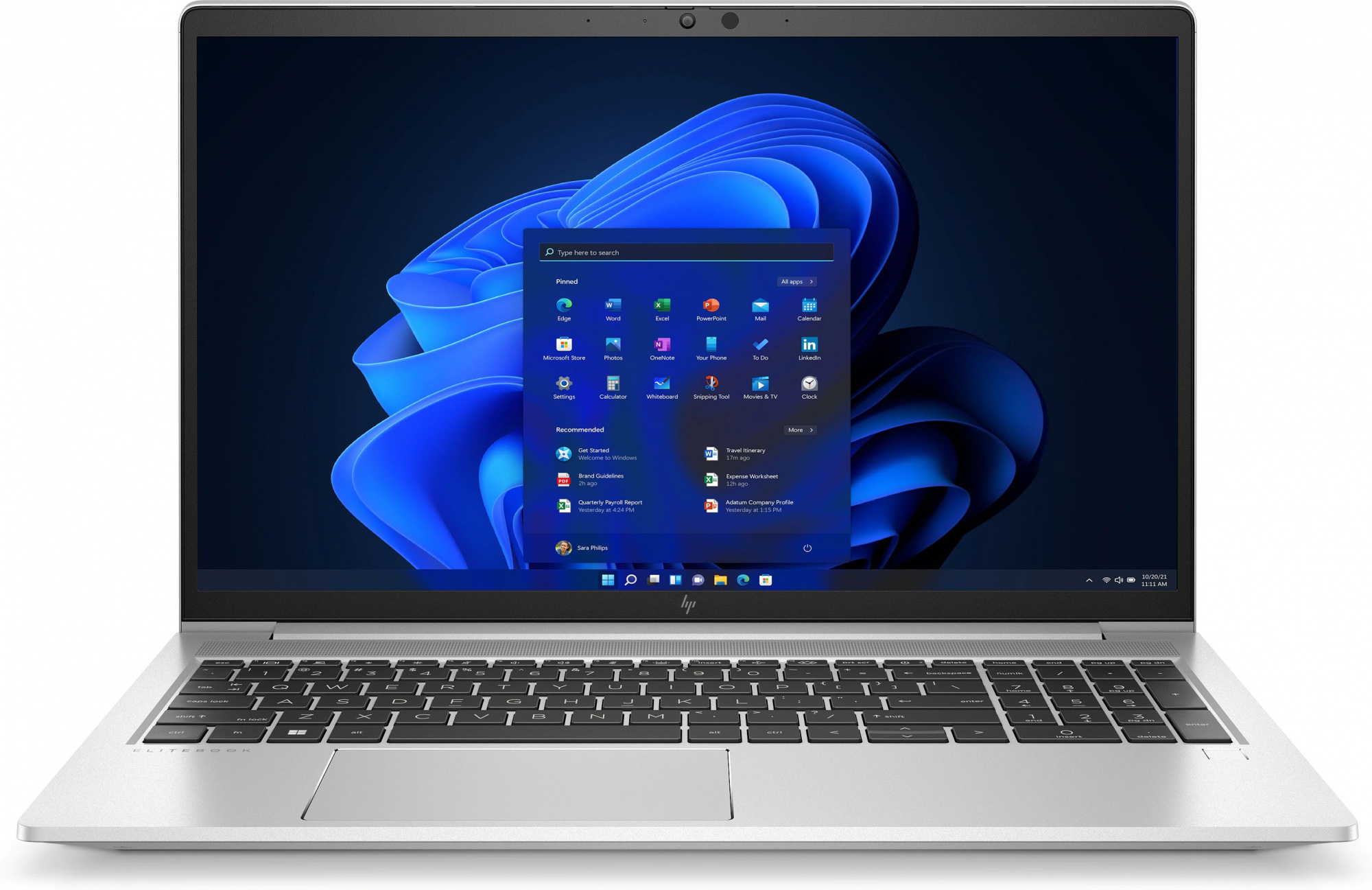 Ноутбук HP EliteBook 650 G9 Core i5 1235U 8Gb SSD512Gb Intel Iris Xe graphics 15.6" IPS FHD (1920x1080) Windows 11 Professional 64 silver WiFi BT Cam (5Y3W1EA) — фото 2