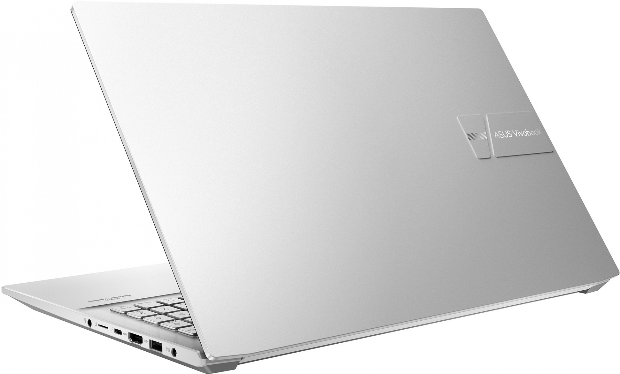 Ноутбук Asus Vivobook Pro 15 OLED K6500Z Core i5 12500H 16Gb SSD512Gb NVIDIA GeForce RTX 3050 4Gb 15.6" OLED 2.8K (2880x1620) noOS silver WiFi BT Cam (90NB0XK2-M000F0) — фото 6