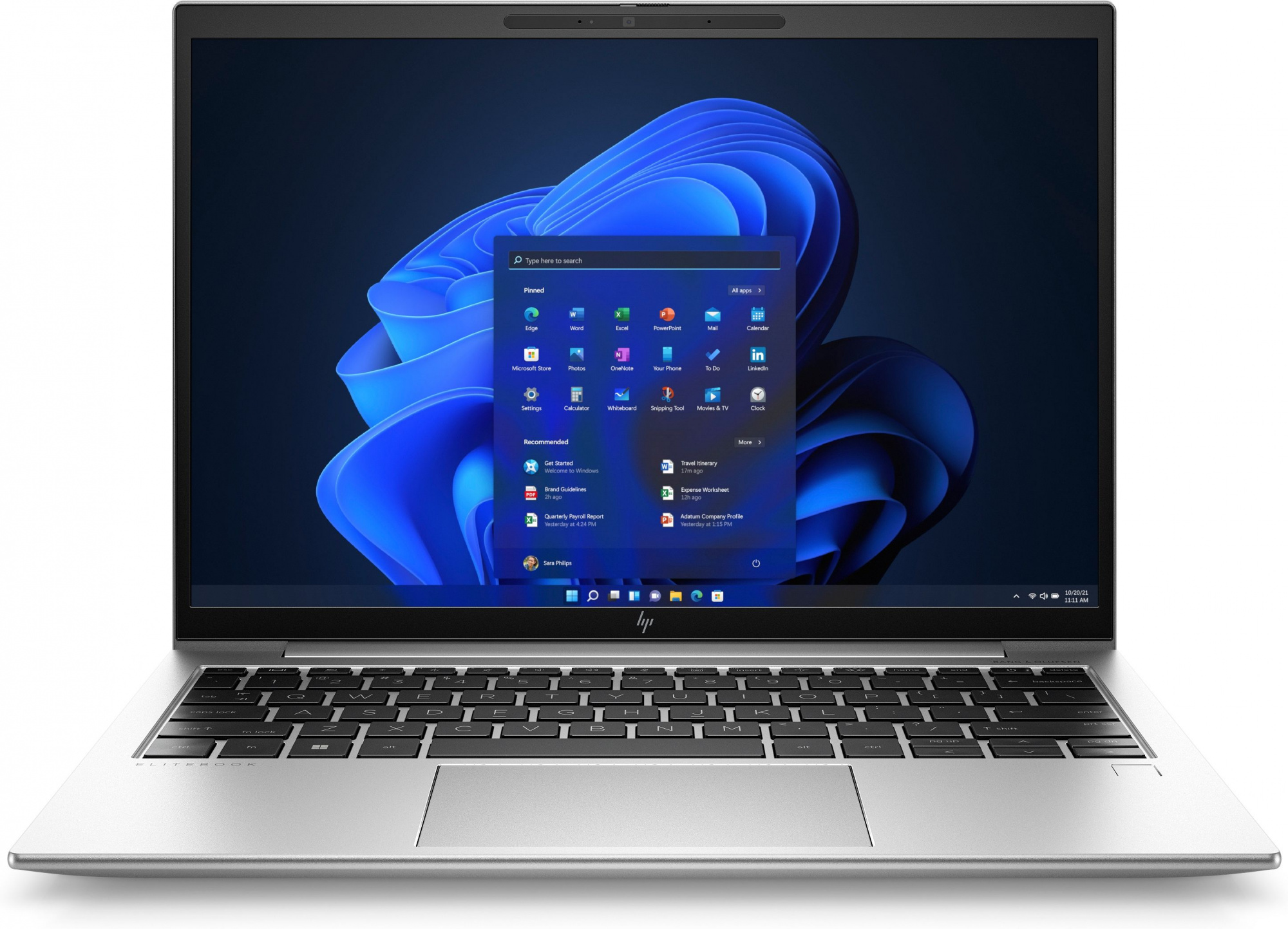 Ноутбук HP EliteBook 830 G9 Core i7 1255U 16Gb SSD512Gb Intel Iris Xe graphics 13.3" IPS WUXGA (1920x1200) Windows 11 Professional 64 silver WiFi BT Cam (6F6E0EA) — фото 5