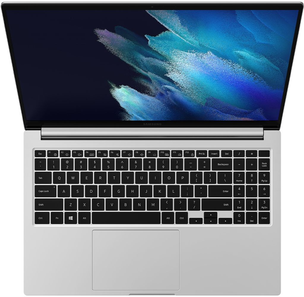 Ноутбук Samsung Galaxy book NP750 Core i5 1135G7 8Gb SSD256Gb Intel Iris Xe graphics 15.6" FHD (1920x1080)/ENGKBD Windows 11 Professional Multi Language 64 silver WiFi BT Cam (NP750XDA-KDHIT) — фото 2