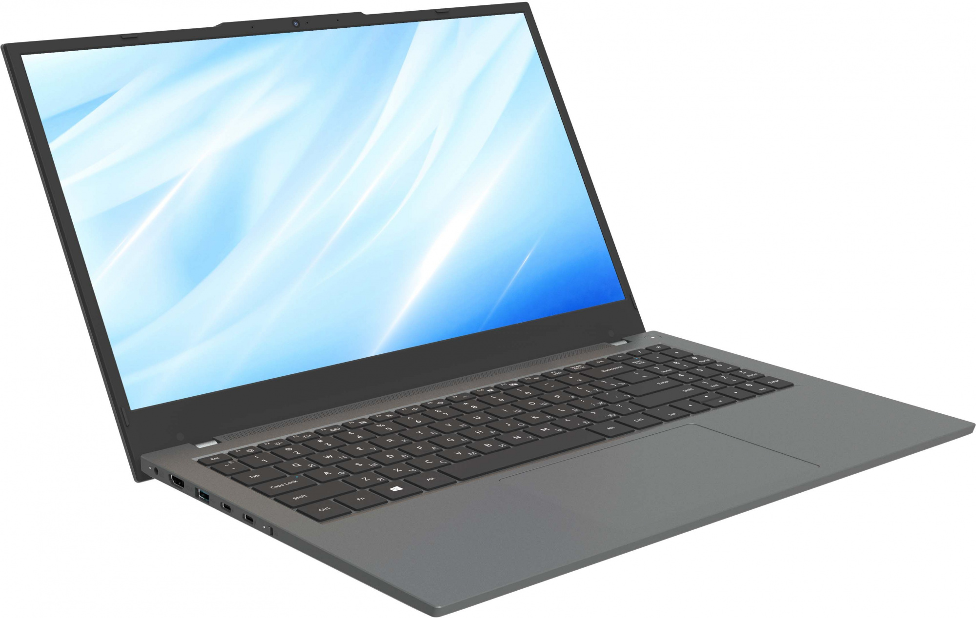 Ноутбук IRU Калибр 15CLG2 Core i5 8259U 8Gb SSD256Gb Intel Iris Plus graphics 655 15.6" IPS FHD (1920x1080) Free DOS black WiFi BT Cam 4250mAh (1882025) — фото 2