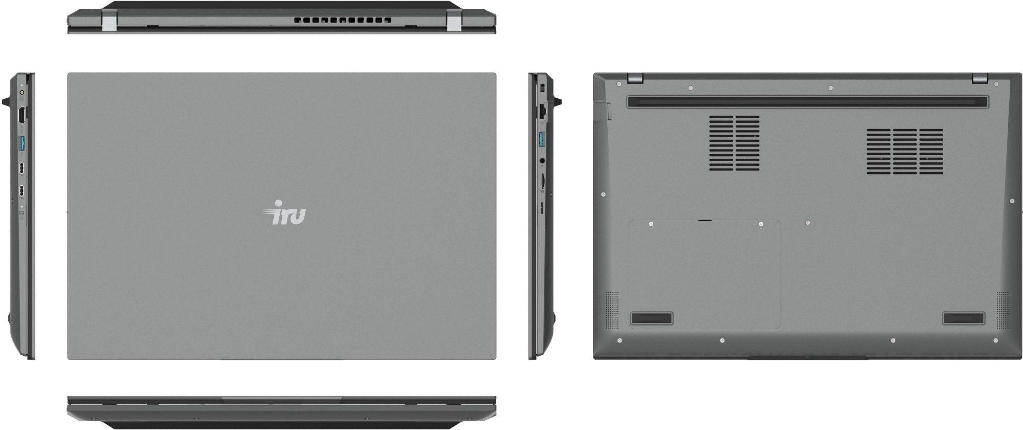 Ноутбук IRU Калибр 15CLG2 Core i5 8259U 8Gb SSD256Gb Intel Iris Plus graphics 655 15.6" IPS FHD (1920x1080) Free DOS black WiFi BT Cam 4250mAh (1882025) — фото 9