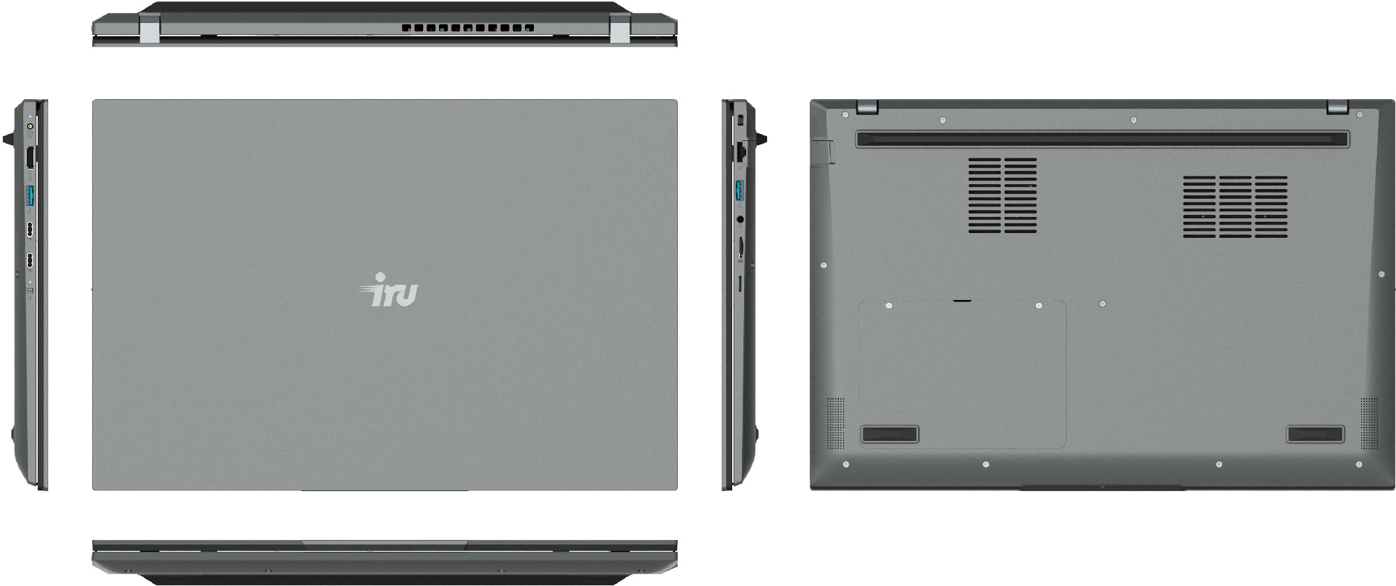 Ноутбук IRU Калибр 15CLG2 Core i5 8259U 8Gb SSD256Gb Intel Iris Plus graphics 655 15.6" IPS FHD (1920x1080) Free DOS black WiFi BT Cam 4250mAh (1882025) — фото 18