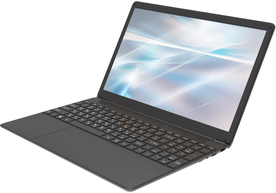 Ноутбук IRU Калибр 15GLG Celeron N4020 4Gb 1Tb Intel HD Graphics 600 15.6" IPS FHD (1920x1080) Free DOS black WiFi BT Cam 5000mAh (1882183) — фото 2