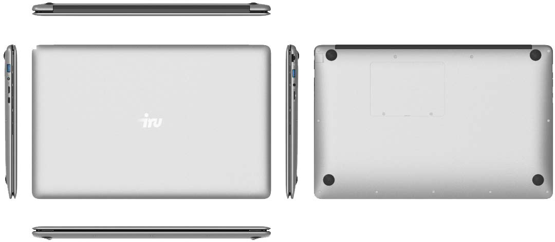 Ноутбук IRU Калибр 15GLG Celeron N4020 4Gb 1Tb Intel HD Graphics 600 15.6" IPS FHD (1920x1080) Free DOS black WiFi BT Cam 5000mAh (1882183) — фото 6