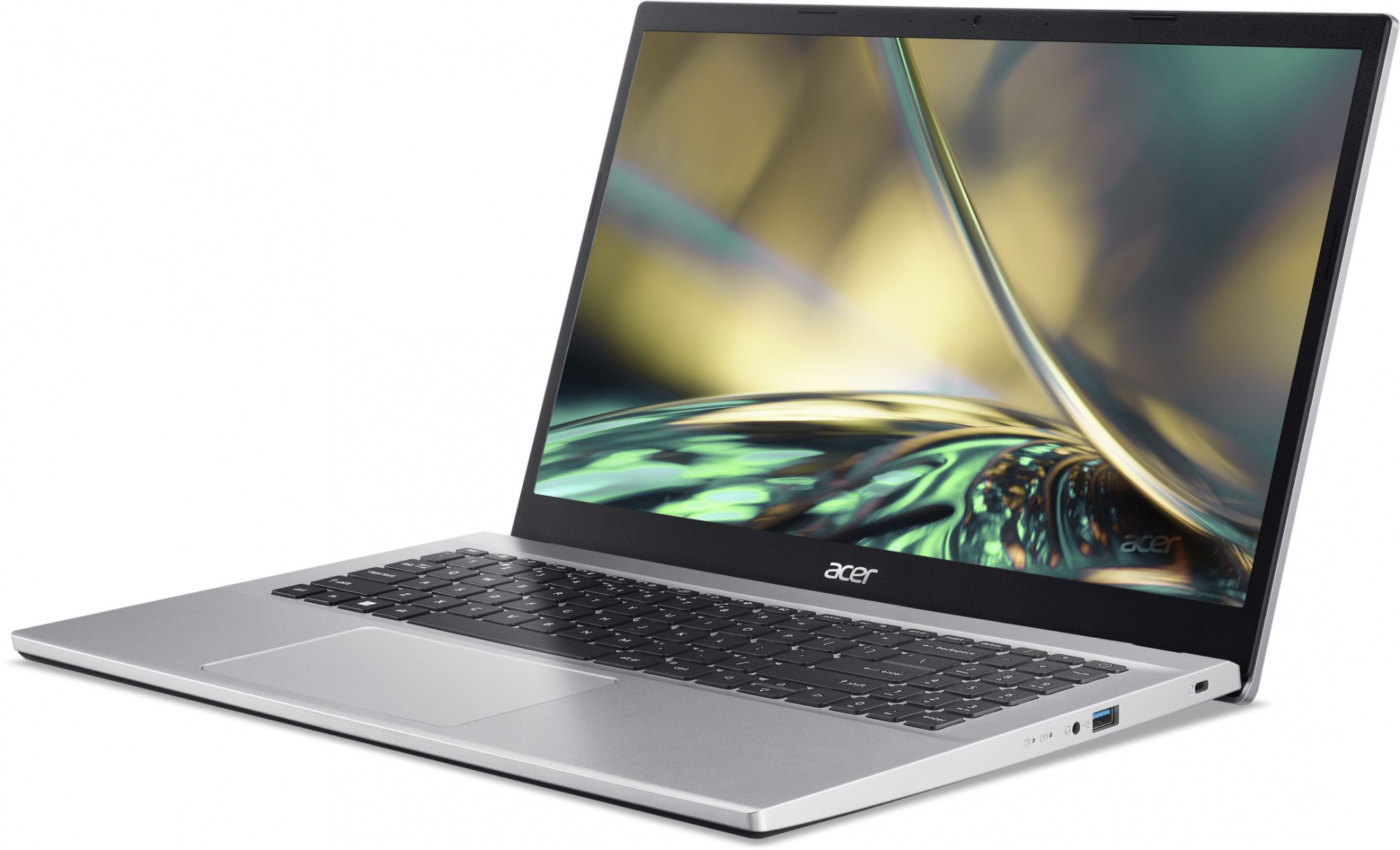 Ноутбук Acer Aspire 3 A315-59-366J Slim ПУ Core i3 1215U 8Gb SSD512Gb Intel UHD Graphics 15.6" IPS FHD (1920x1080) Eshell silver WiFi BT Cam (NX.K6SER.002) — фото 3