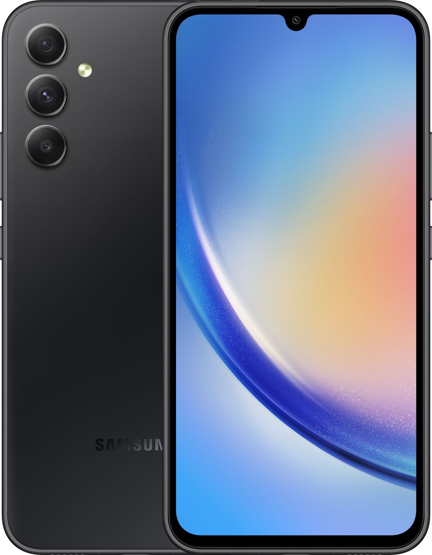 Смартфон Samsung SM-A346E Galaxy A34 5G 128Gb 6Gb графит моноблок 3G 4G 2Sim 6.6" 1080x2340 Android 13 48Mpix 802.11 a/b/g/n/ac NFC GPS GSM900/1800 GSM1900 Protect microSD max1024Gb — фото 2