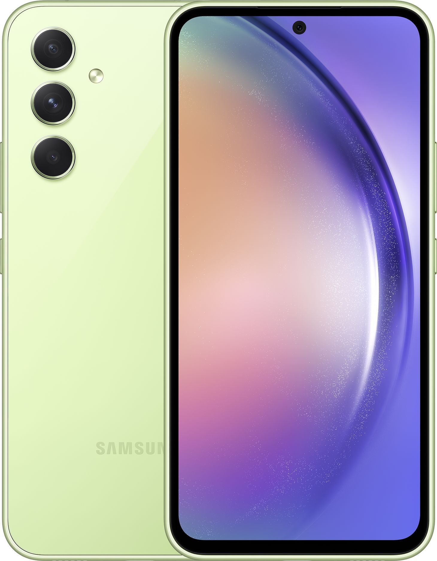 Смартфон Samsung SM-A546E Galaxy A54 5G 256Gb 8Gb зеленый лайм моноблок 3G 4G 2Sim 6.4" 1080x2340 Android 13 50Mpix 802.11 a/b/g/n/ac/ax NFC GPS GSM900/1800 GSM1900 Protect microSD max1024Gb — фото 3