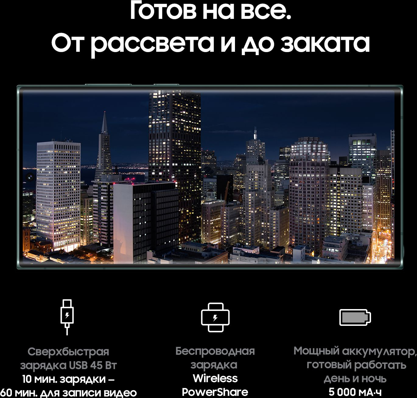 Смартфон Samsung SM-S908E Galaxy S22 Ultra 256Gb 12Gb зеленый моноблок 3G 4G 2Sim 6.8" 1440x3088 Android 12 108Mpix 802.11 a/b/g/n/ac/ax NFC GPS GSM900/1800 GSM1900 TouchSc Protect — фото 8