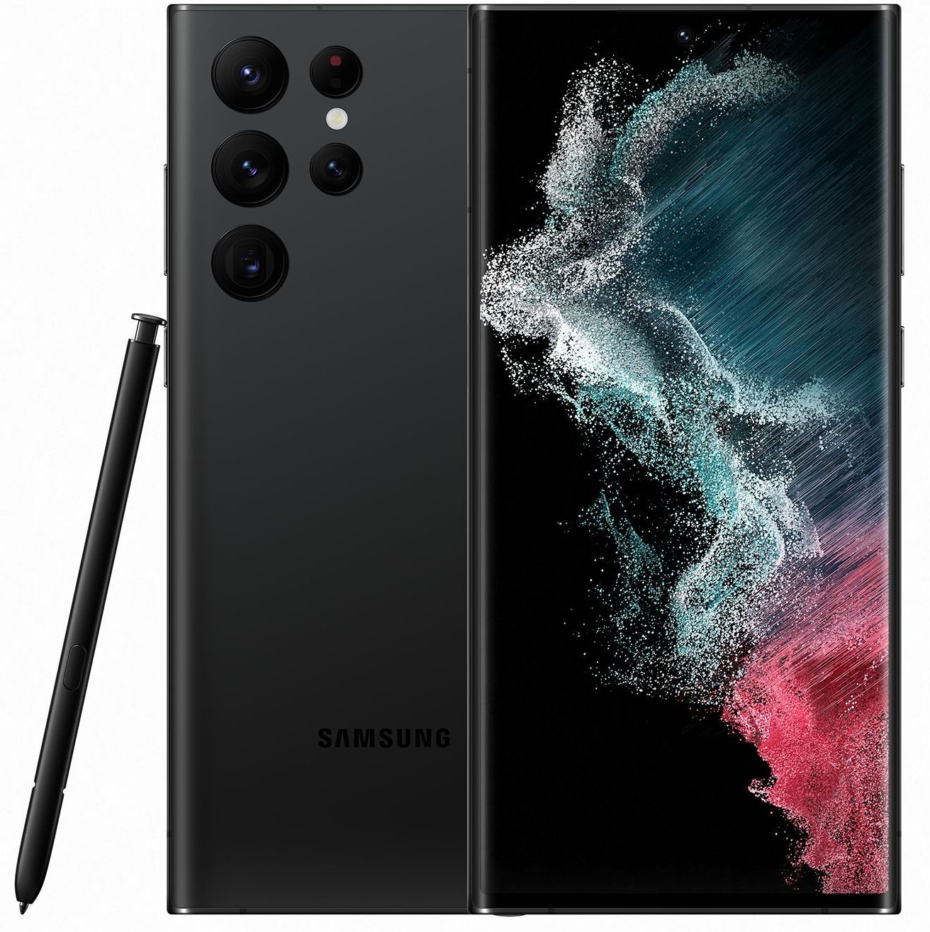 Смартфон Samsung SM-S908E Galaxy S22 Ultra 256Gb 12Gb черный фантом моноблок 3G 4G 2Sim 6.8" 1440x3088 Android 12 108Mpix 802.11 a/b/g/n/ac/ax NFC GPS GSM900/1800 GSM1900 TouchSc Protect