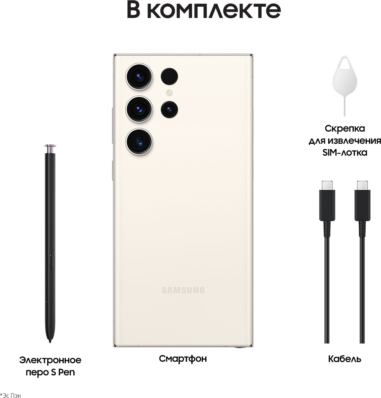 Смартфон Samsung SM-S918B Galaxy S23 Ultra 5G 512Gb 12Gb кремовый моноблок 3G 4G 2Sim 6.8" 1440x3088 Android 13 200Mpix 802.11 a/b/g/n/ac/ax NFC GPS GSM900/1800 GSM1900 TouchSc Protect — фото 10
