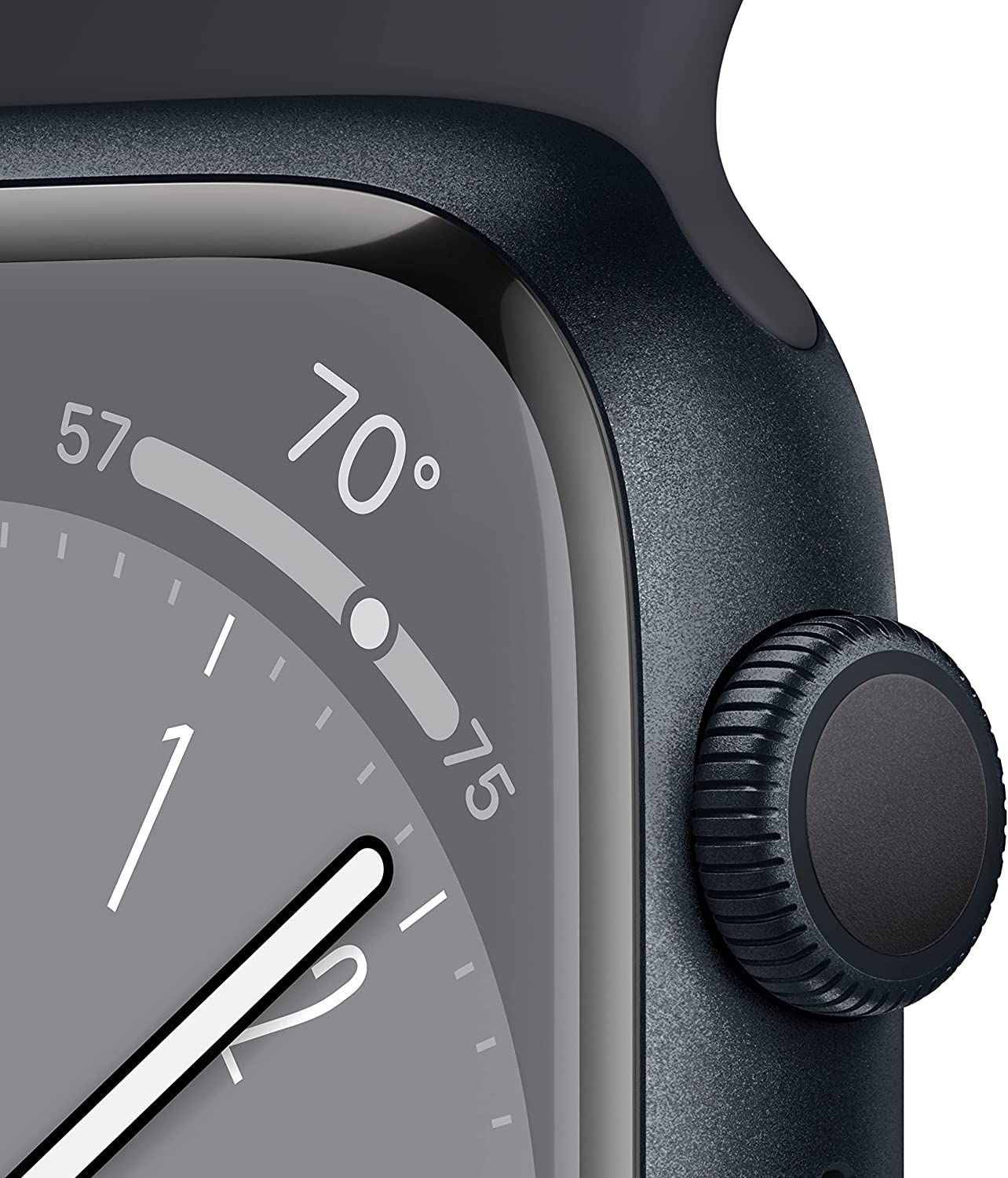 Смарт-часы Apple Watch Series 8 А2771 45мм OLED корп.темная ночь рем.темная ночь разм.брасл.:M/L (MNUL3LL/A) — фото 3