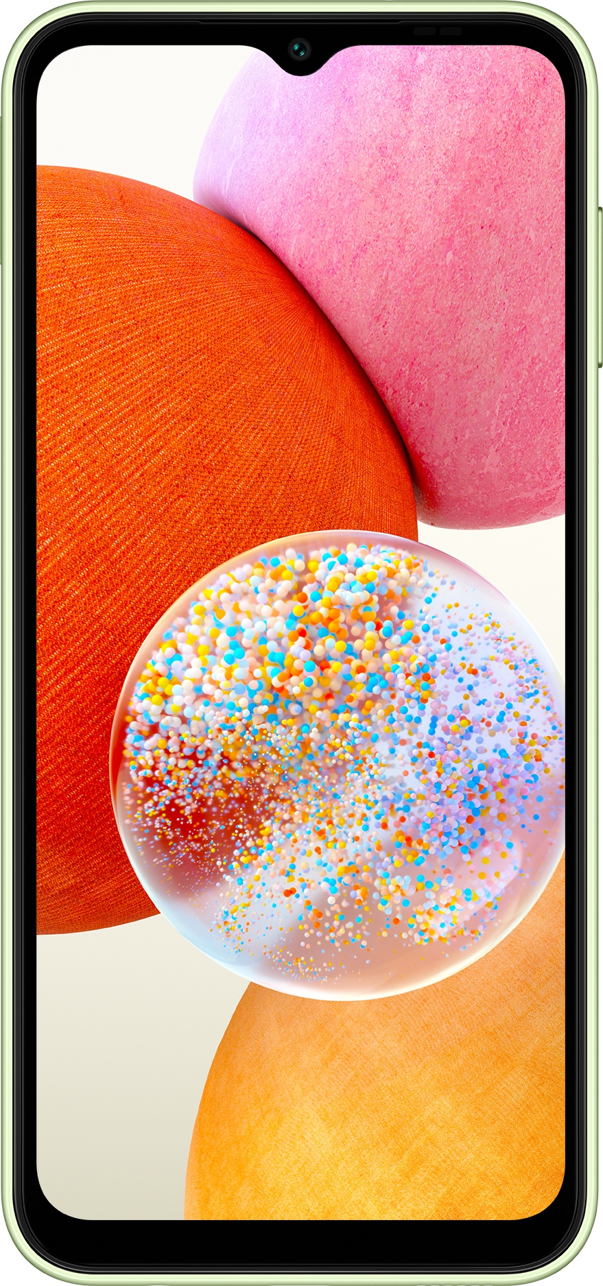 Смартфон Samsung SM-A145 Galaxy A14 64Gb 4Gb светло-зеленый моноблок 3G 4G 2Sim 6.6" 1080x2408 Android 13 50Mpix 802.11 a/b/g/n/ac GPS GSM900/1800 GSM1900 microSD max1024Gb — фото 3