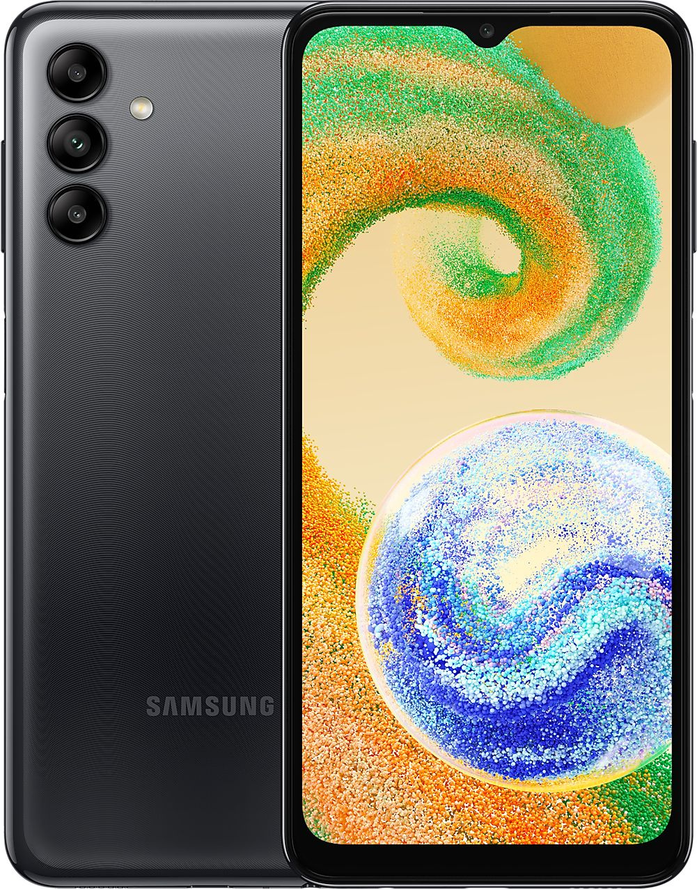 Смартфон Samsung SM-A047F Galaxy A04s 64Gb 4Gb черный моноблок 3G 4G 2Sim 6.5" 720x1600 Android 11 50Mpix 802.11 a/b/g/n/ac GPS GSM900/1800 GSM1900 TouchSc microSD max1024Gb