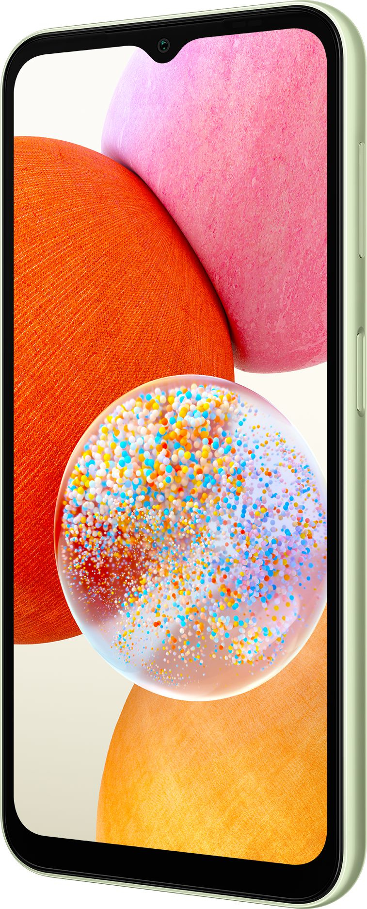Смартфон Samsung SM-A145 Galaxy A14 128Gb 4Gb светло-зеленый моноблок 3G 4G 2Sim 6.6" 1080x2408 Android 13 50Mpix 802.11 a/b/g/n/ac NFC GPS GSM900/1800 GSM1900 microSD max1024Gb — фото 4