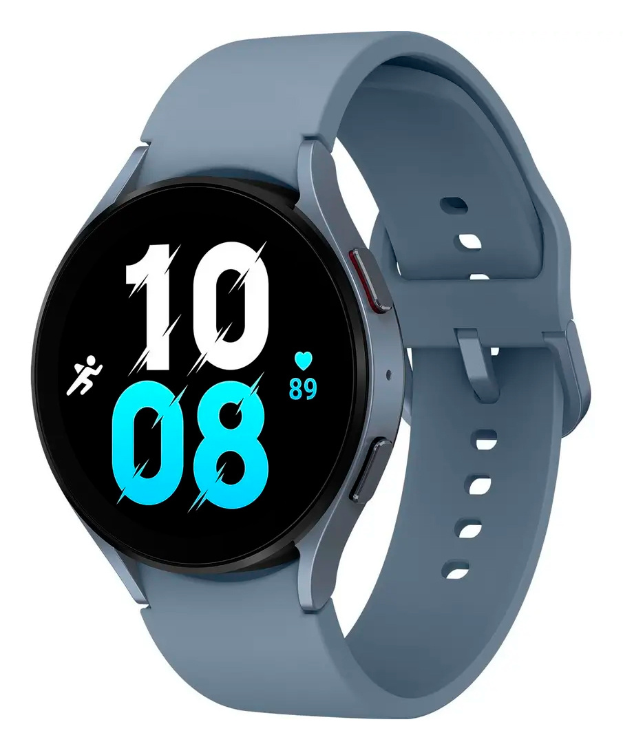 Смарт-часы Samsung Galaxy Watch 5 44мм 1.4" AMOLED корп.синий рем.синий (SM-R910NZBAMEA)