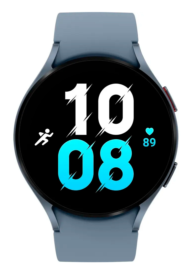 Смарт-часы Samsung Galaxy Watch 5 44мм 1.4" AMOLED корп.синий рем.синий (SM-R910NZBAMEA) — фото 2