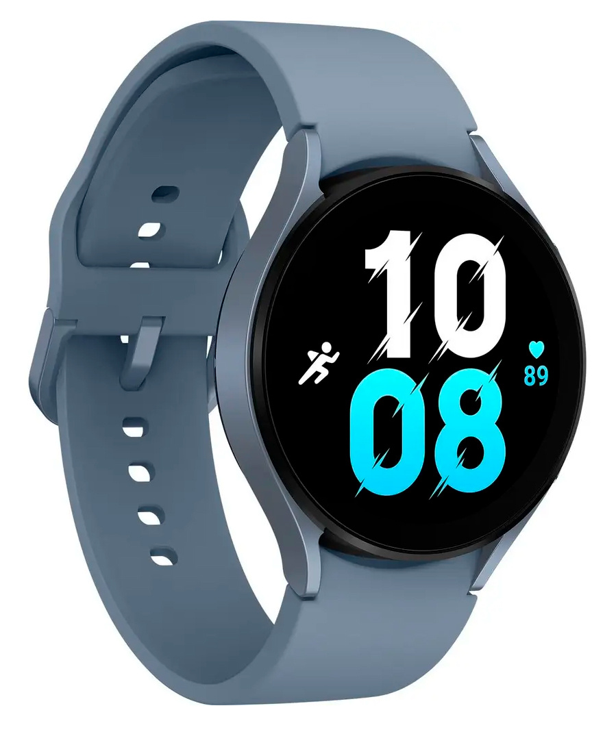 Смарт-часы Samsung Galaxy Watch 5 44мм 1.4" AMOLED корп.синий рем.синий (SM-R910NZBAMEA) — фото 3