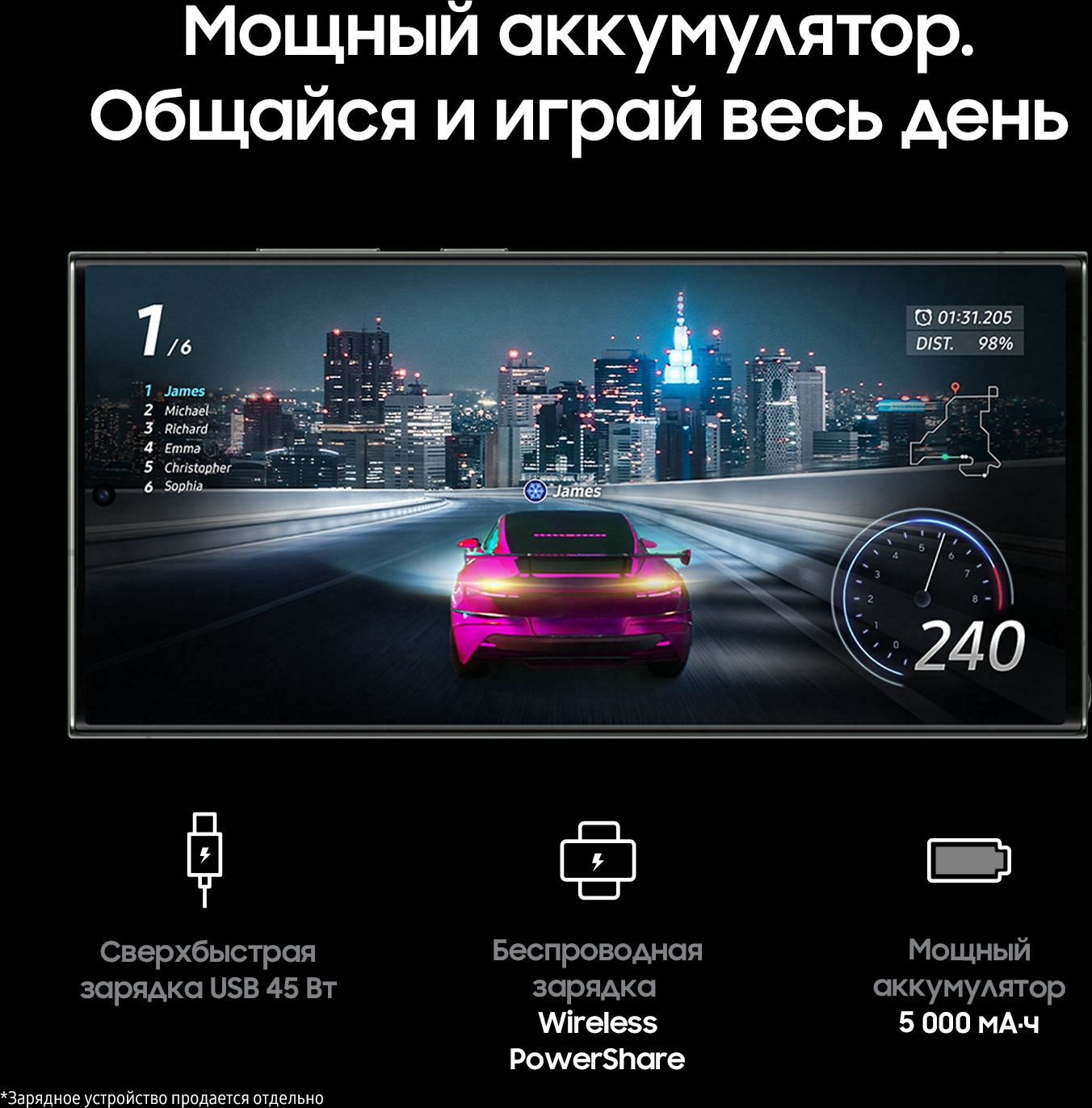 Смартфон Samsung SM-S918B Galaxy S23 Ultra 5G 512Gb 12Gb зеленый моноблок 3G 4G 2Sim 6.8" 1440x3088 Android 13 200Mpix 802.11 a/b/g/n/ac/ax NFC GPS GSM900/1800 GSM1900 TouchSc Protect — фото 9