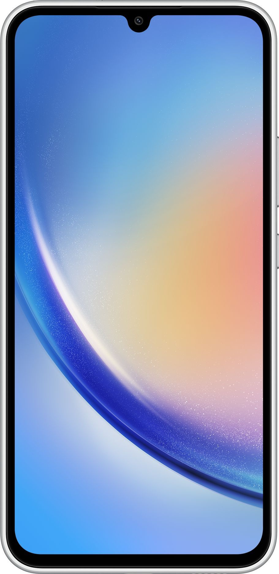 Смартфон Samsung SM-A346E Galaxy A34 5G 128Gb 6Gb серебристый моноблок 3G 4G 2Sim 6.6" 1080x2340 Android 13 48Mpix 802.11 a/b/g/n/ac NFC GPS GSM900/1800 GSM1900 Protect microSD max1024Gb