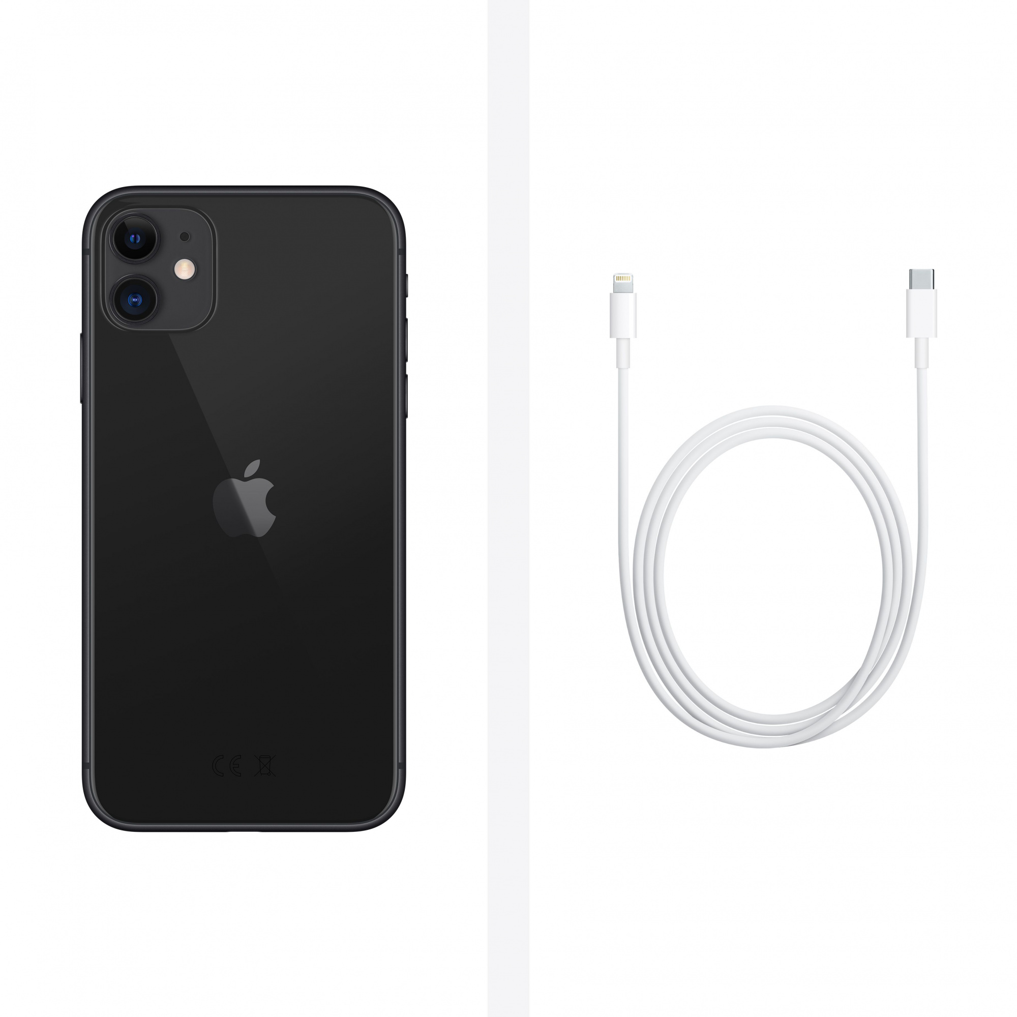 Смартфон Apple A2221 iPhone 11 128Gb 4Gb черный моноблок 3G 4G 1Sim 6.1" 828x1792 iOS 15 12Mpix 802.11 a/b/g/n/ac/ax NFC GPS GSM900/1800 GSM1900 TouchSc Protect — фото 4