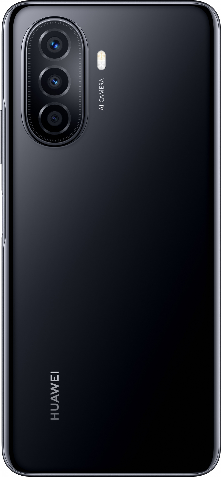 Смартфон Huawei Nova Y70 128Gb 4Gb черный моноблок 3G 4G 2Sim 6.75" 720x1600 Android 11 HMS 48Mpix 802.11 b/g/n GPS GSM900/1800 GSM1900 A-GPS microSD max512Gb — фото 2