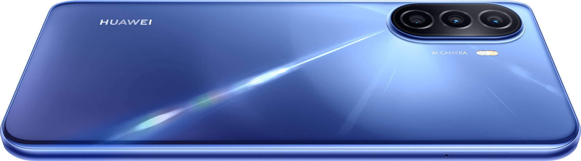 Смартфон Huawei Nova Y70 128Gb 4Gb голубой перламутр моноблок 3G 4G 2Sim 6.75" 720x1600 Android 11 HMS 48Mpix 802.11 b/g/n GPS GSM900/1800 GSM1900 A-GPS microSD max512Gb — фото 8