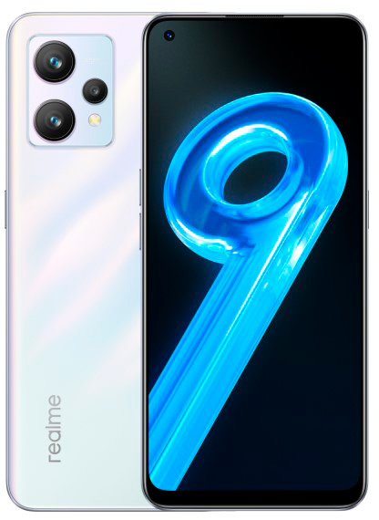 Смартфон Realme 9 4G 128Gb 6Gb белый моноблок 3G 4G 2Sim 6.4" 1080x2408 Android 12 108Mpix 802.11 b/g/n/ac GPS GSM900/1800 GSM1900 TouchSc microSD max256Gb