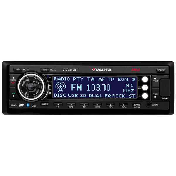 Автомобильная магнитола с DVD Varta V-DV810BT