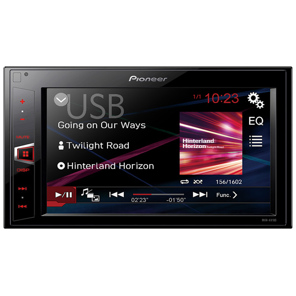 USB-Автомагнитола c встроенным монитором Pioneer MVH-AV180