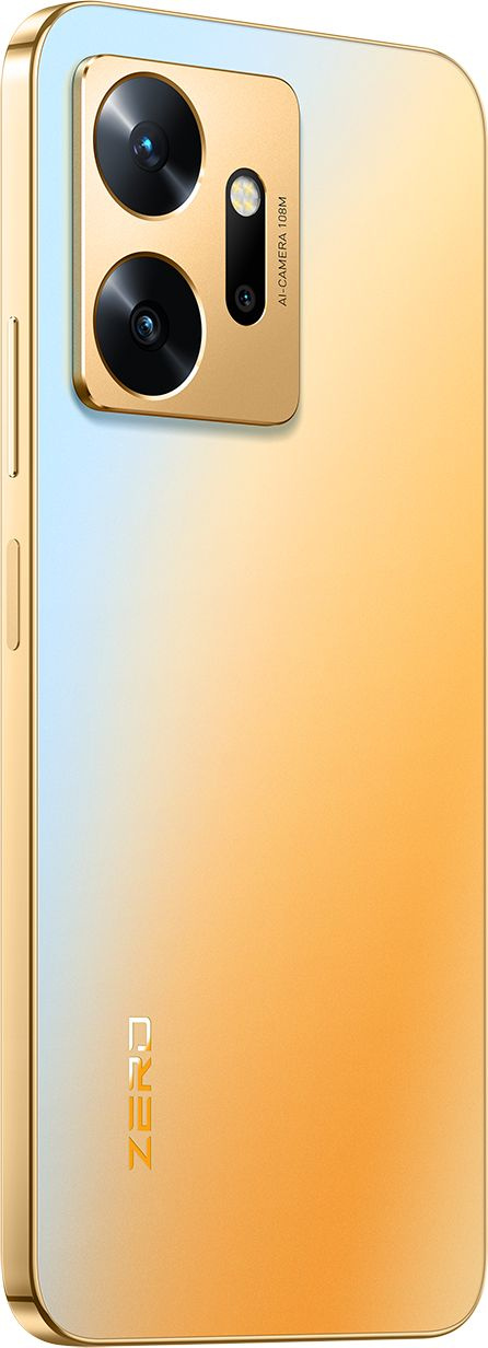 Смартфон Infinix X6821 Zero 20 256Gb 8Gb золотистый моноблок 3G 4G 2Sim 6.7" 1080x2400 Android 12 108Mpix 802.11 a/b/g/n/ac GPS GSM900/1800 GSM1900 TouchSc FM A-GPS microSD — фото 5