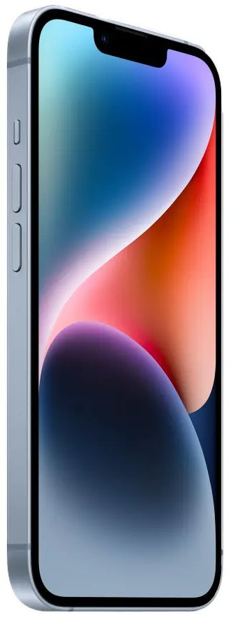 Смартфон Apple A2884 iPhone 14 256Gb 6Gb голубой моноблок 3G 4G 2Sim 6.1" 1170x2532 iOS 16 12Mpix 802.11 a/b/g/n/ac/ax NFC GPS TouchSc Protect — фото 4
