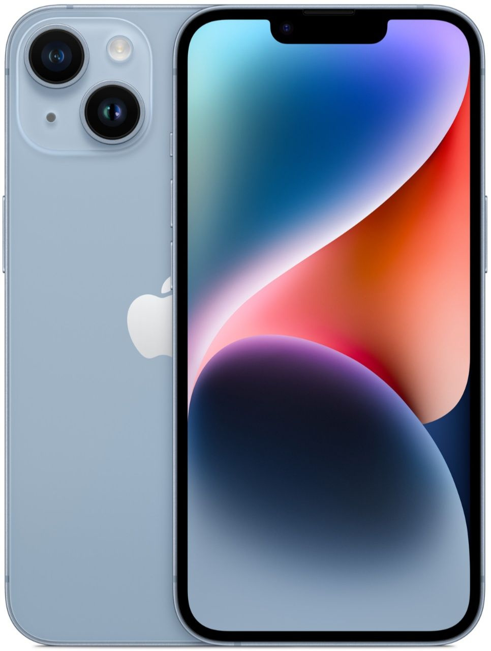 Смартфон Apple A2884 iPhone 14 256Gb 6Gb голубой моноблок 3G 4G 2Sim 6.1" 1170x2532 iOS 16 12Mpix 802.11 a/b/g/n/ac/ax NFC GPS TouchSc Protect — фото 6