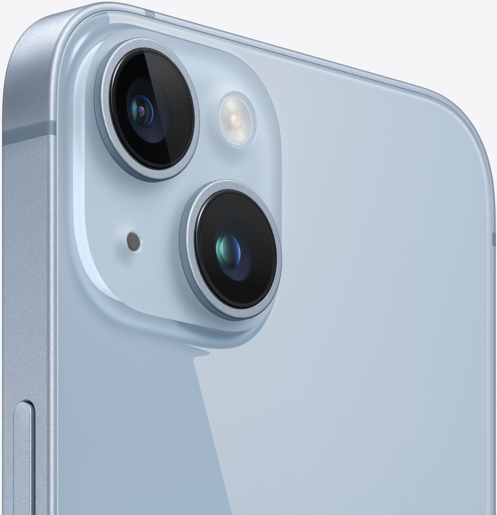 Смартфон Apple A2884 iPhone 14 256Gb 6Gb голубой моноблок 3G 4G 2Sim 6.1" 1170x2532 iOS 16 12Mpix 802.11 a/b/g/n/ac/ax NFC GPS TouchSc Protect — фото 7