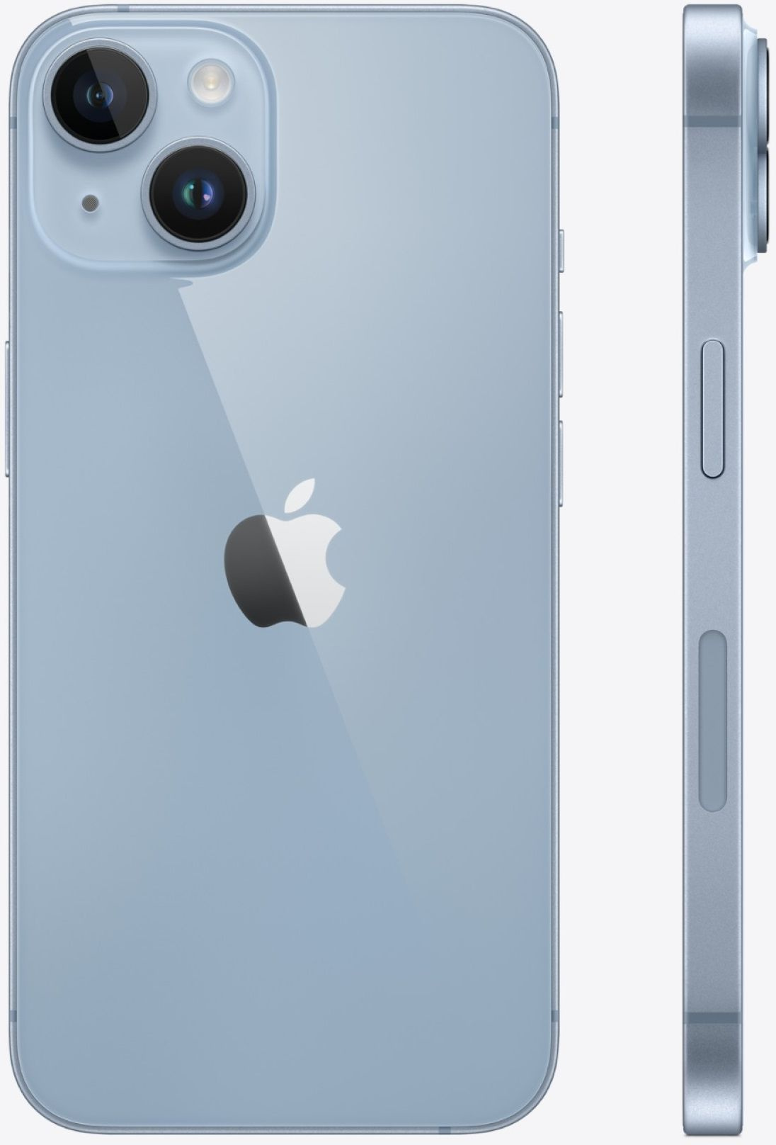 Смартфон Apple A2884 iPhone 14 256Gb 6Gb голубой моноблок 3G 4G 2Sim 6.1" 1170x2532 iOS 16 12Mpix 802.11 a/b/g/n/ac/ax NFC GPS TouchSc Protect — фото 8