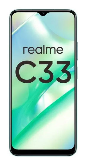 Смартфон Realme C33 64Gb 4Gb синий моноблок 3G 4G 6.5" 1600x720 Android 12 50Mpix 802.11 a/b/g/n/ac NFC GPS GSM900/1800 GSM1900 TouchSc — фото 2