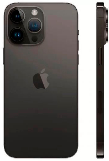 Смартфон Apple A2893 iPhone 14 Pro Max 128Gb 6Gb черный космос моноблок 3G 4G 1Sim 6.7" 1290x2796 iOS 16 48Mpix 802.11 a/b/g/n/ac/ax NFC GPS GSM900/1800 GSM1900 TouchSc Protect — фото 2