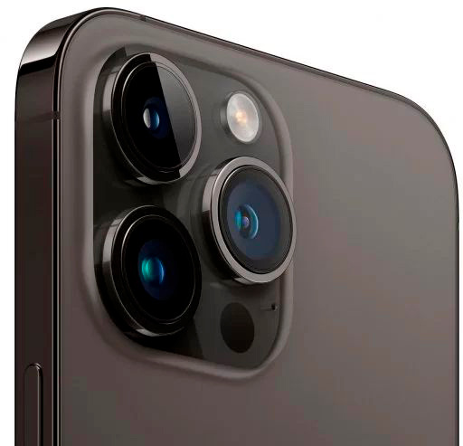 Смартфон Apple A2893 iPhone 14 Pro Max 128Gb 6Gb черный космос моноблок 3G 4G 1Sim 6.7" 1290x2796 iOS 16 48Mpix 802.11 a/b/g/n/ac/ax NFC GPS GSM900/1800 GSM1900 TouchSc Protect — фото 3