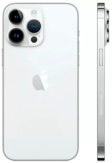 Смартфон Apple A2893 iPhone 14 Pro Max 256Gb 6Gb серебристый моноблок 3G 4G 1Sim 6.7" 1290x2796 iOS 16 48Mpix 802.11 a/b/g/n/ac/ax NFC GPS GSM900/1800 GSM1900 TouchSc Protect — фото 2