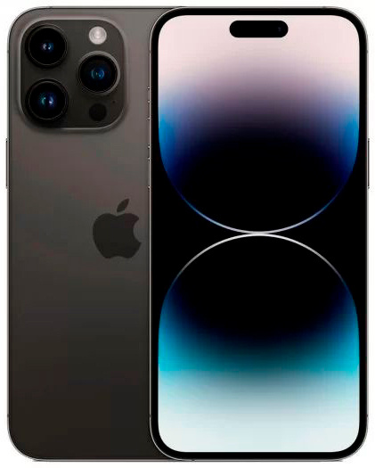 Смартфон Apple A2893 iPhone 14 Pro Max 256Gb 6Gb черный космос моноблок 3G 4G 1Sim 6.7" 1290x2796 iOS 16 48Mpix 802.11 a/b/g/n/ac/ax NFC GPS GSM900/1800 GSM1900 TouchSc Protect